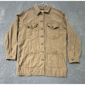 Free People Tan Jacket with Brown Accents